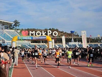 목포시, '2025 김대중마라톤대회' 성황